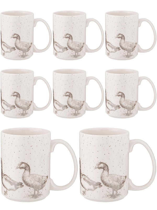

Набор кружек 8 шт Lefard Animal World DUCKS 470 мл 97-695