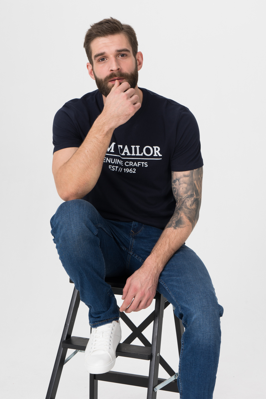 

Футболка мужская TOM TAILOR 1021229 синяя 46 RU, 1021229