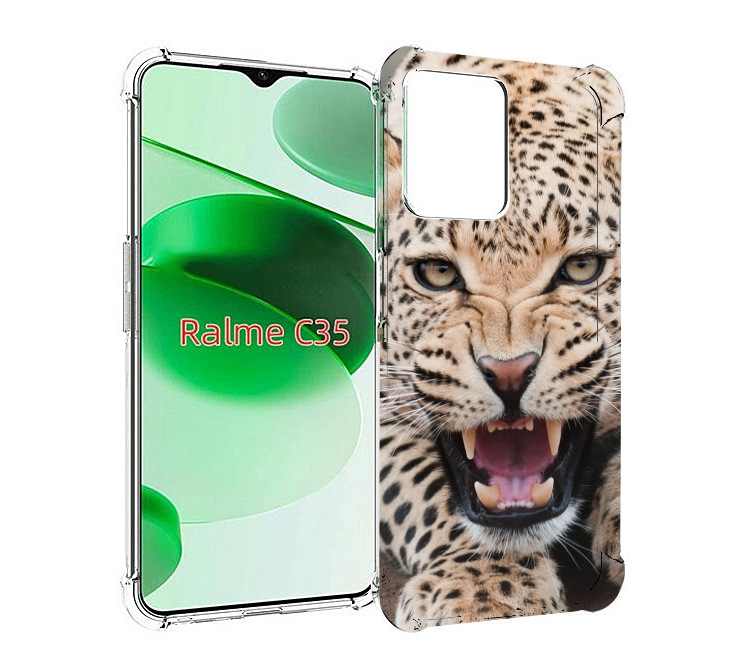 

Чехол MyPads Гепард-красивый мужской для Realme C35 / Narzo 50A Prime, Прозрачный, Tocco