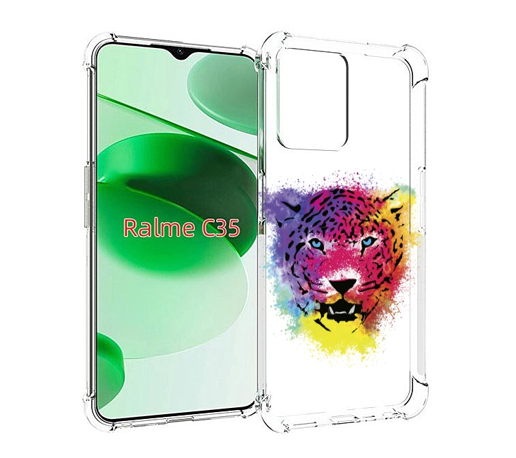 

Чехол MyPads Гепард для Realme C35 / Narzo 50A Prime, Прозрачный, Tocco