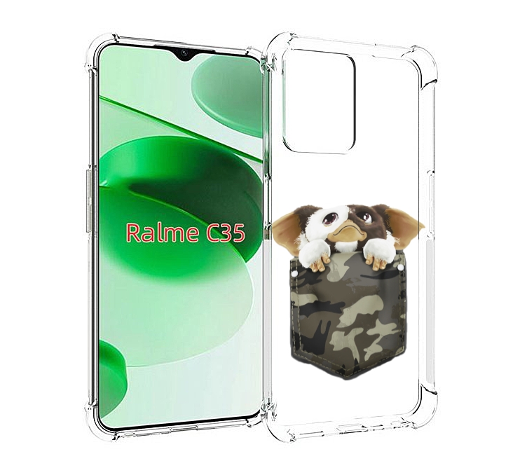 

Чехол MyPads Гизмо для Realme C35 / Narzo 50A Prime, Прозрачный, Tocco