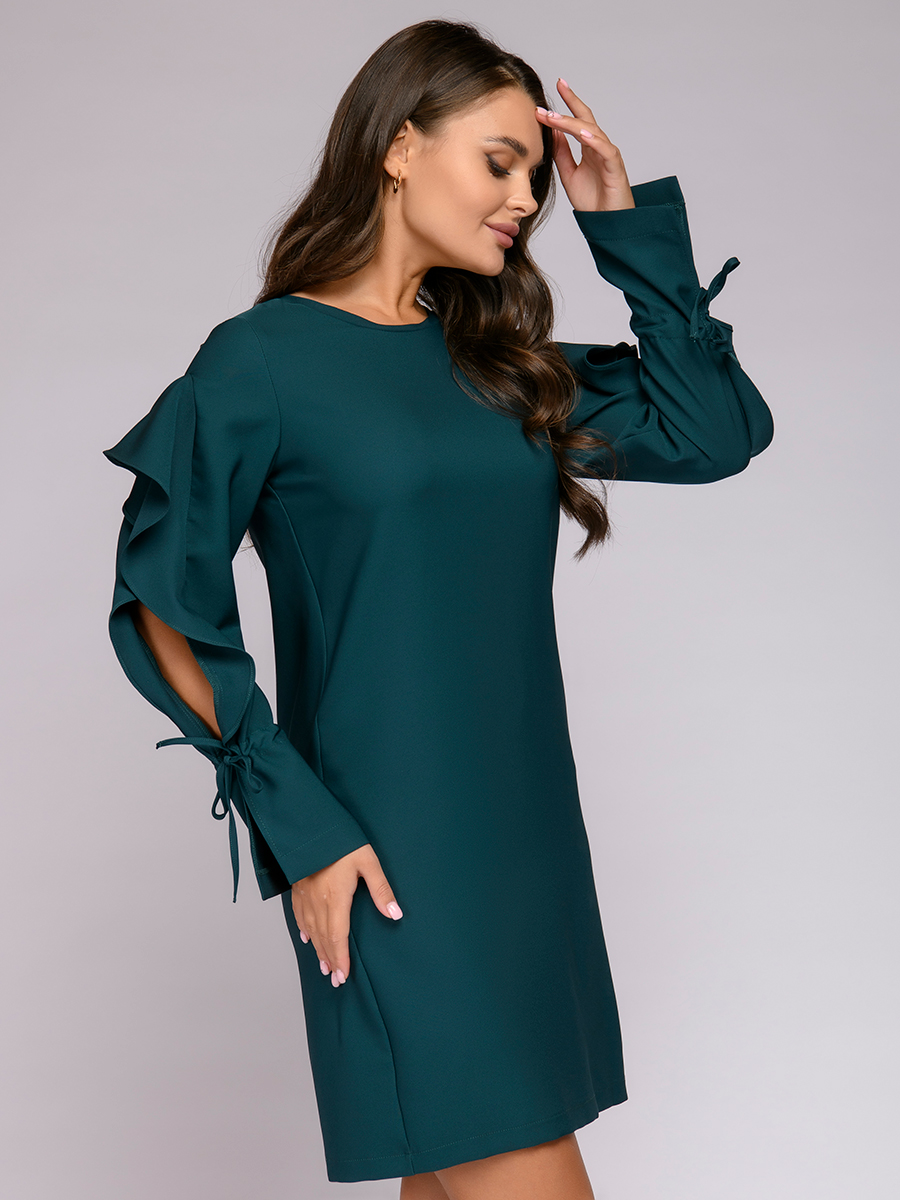 

Платье женское 1001dress 0122001-02335BG зеленое 46, 0122001-02335