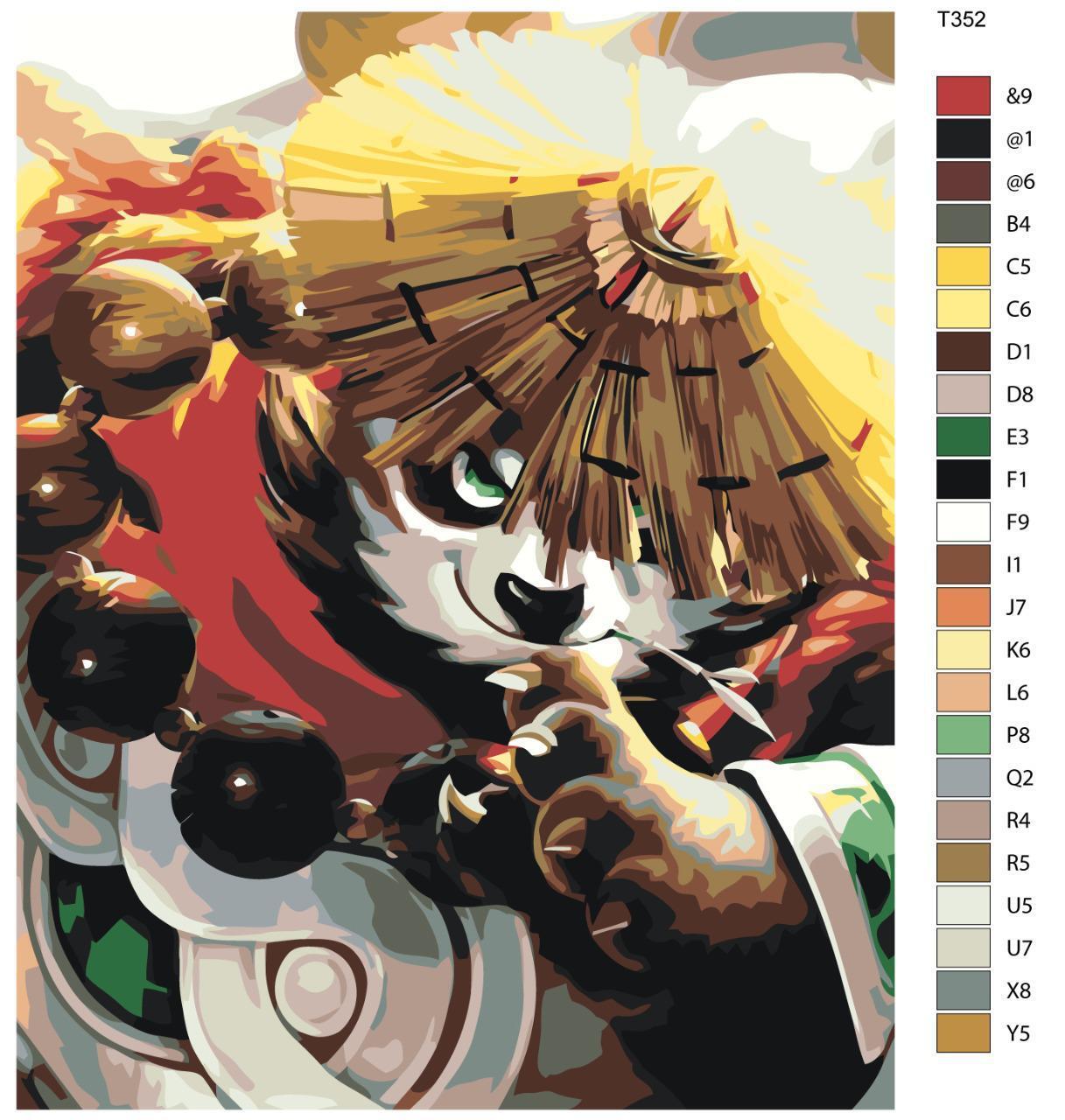 

Картина по номерам BRUSHES-PAINTS Т352, Mobile Legends: Акай