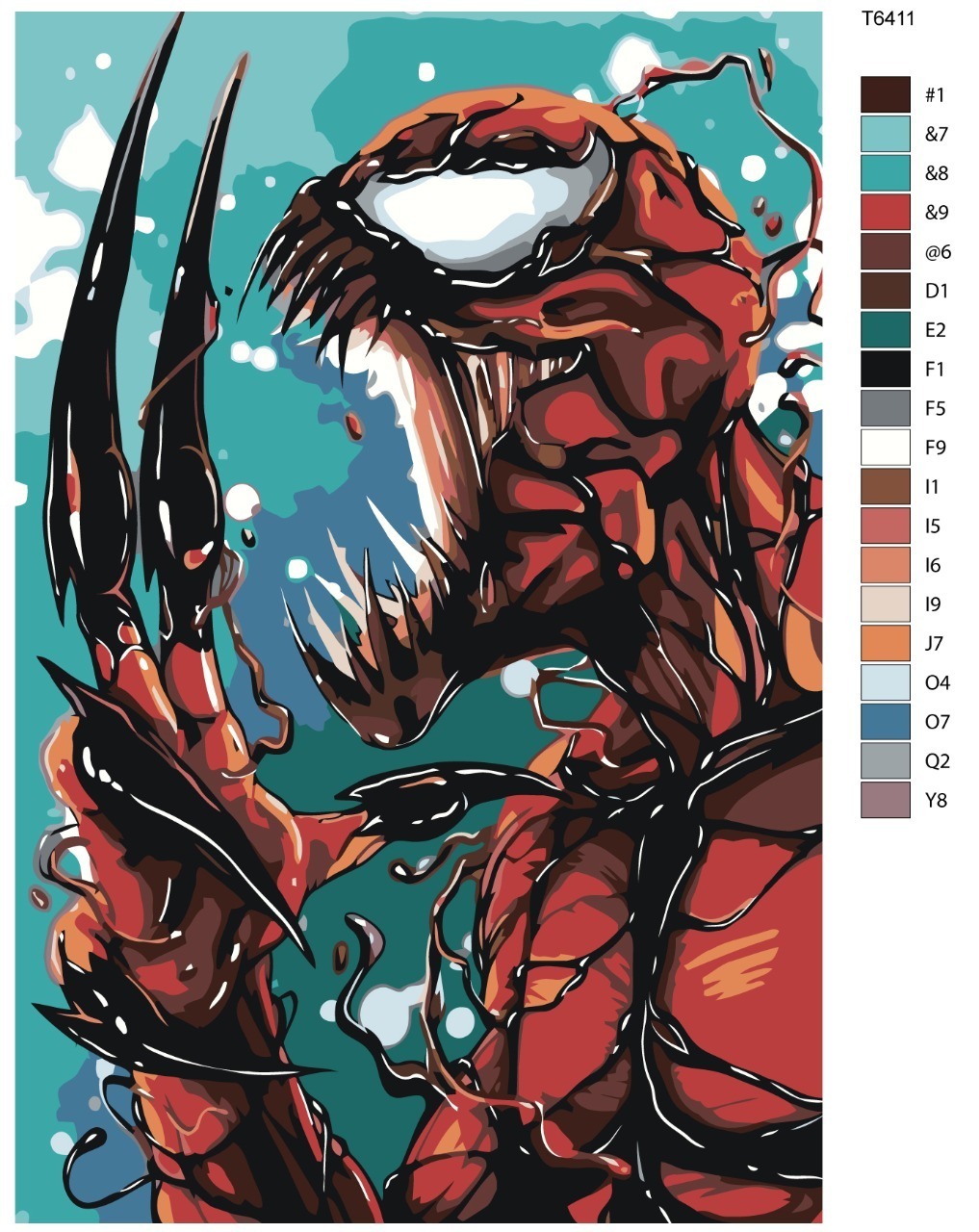 

Картина по номерам BRUSHES-PAINTS Т6411, Карнаж