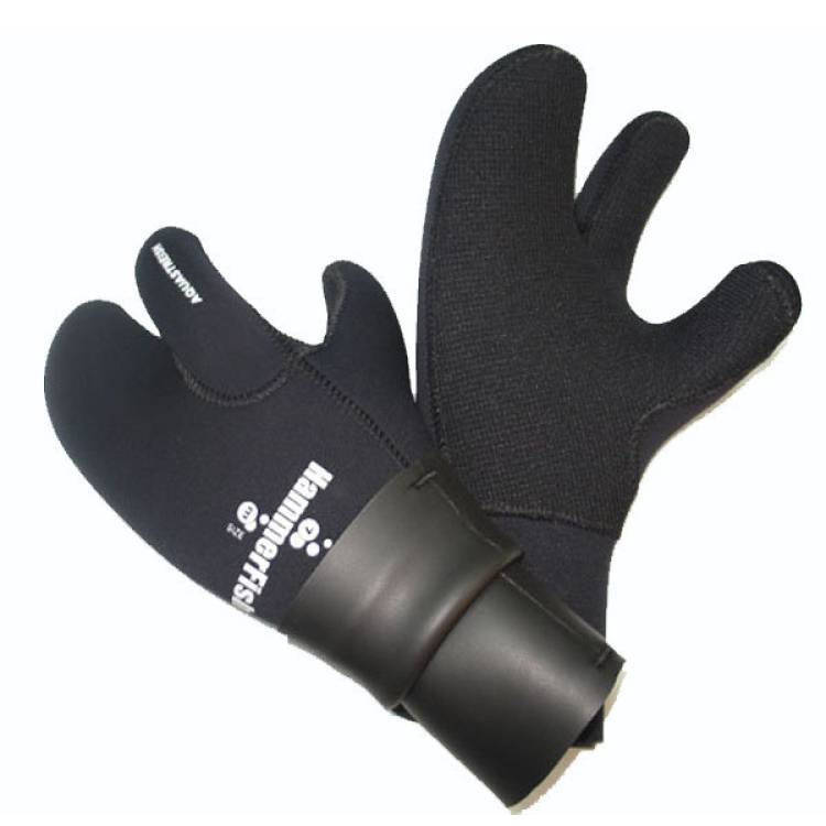 

Перчатки 7мм AQUASTRETCH сухие HAMMERFISH M, Черный, HF31G7DAQM