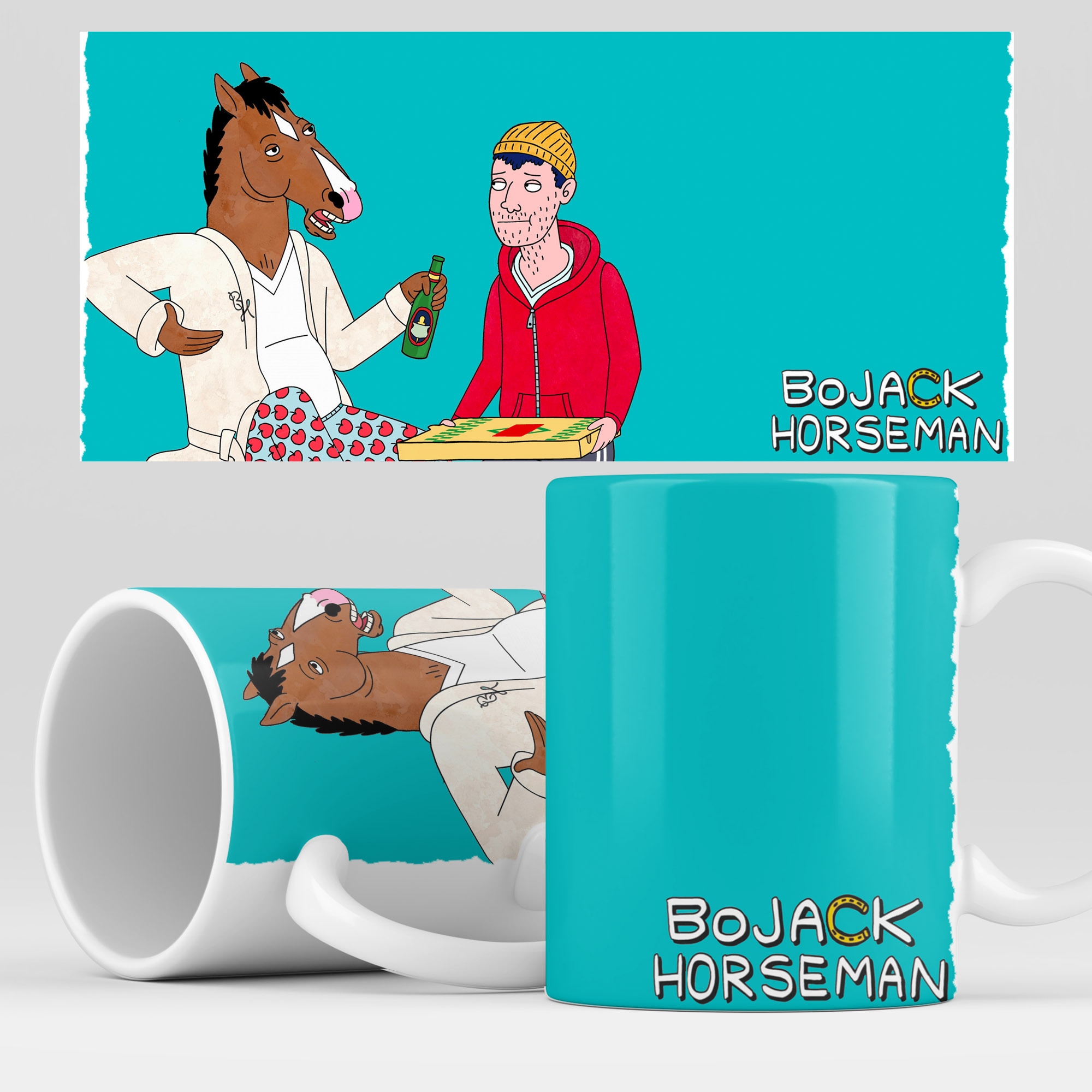 

Кружка RocketCup с принтом "Конь БоДжек", Bojack04