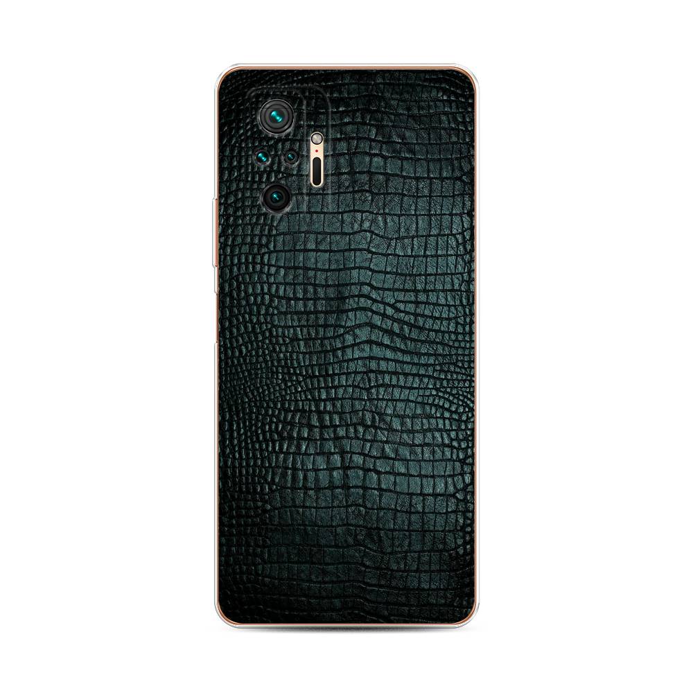 фото Силиконовый чехол "черная змея" на xiaomi redmi note 10 pro awog