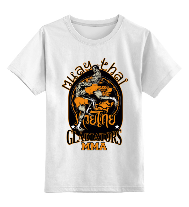 

Детская футболка классическая Printio Muay thai, р. 116, Белый, 0000000672198