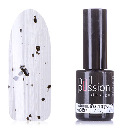 фото Топ для гель-лака nail passion flakes