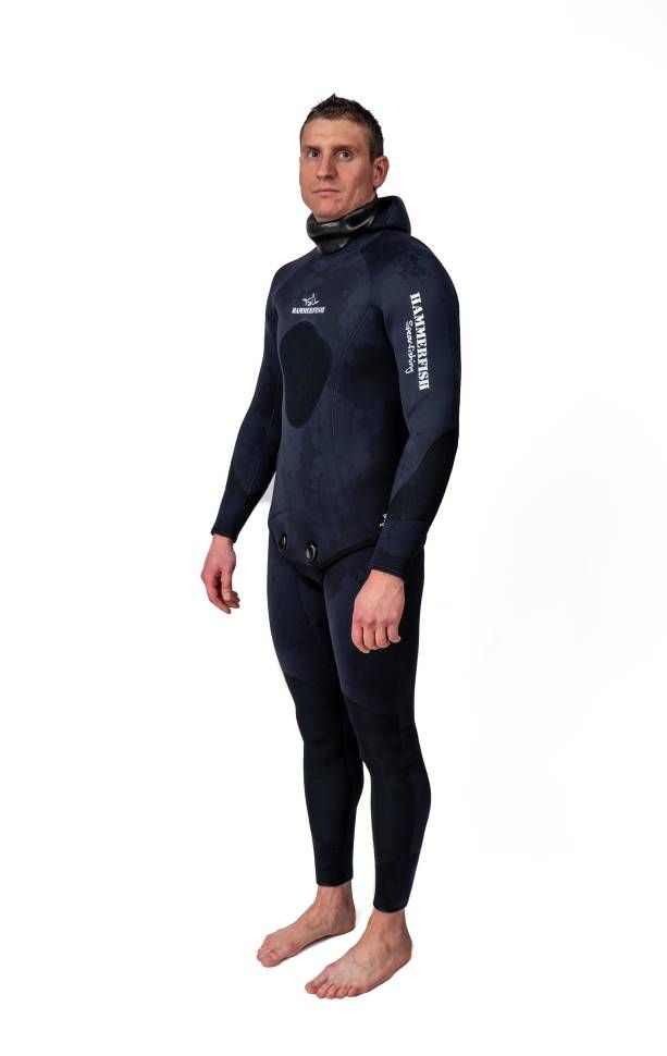 

Куртка для подводной охоты 7 мм HAMMERFISH STRONG BLACK, открытая пора XL, Черный, Strong