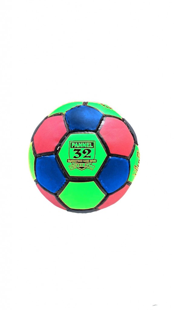Футбольный мяч 32 панели размер 5 Ripoma 00117159 Зелёный, красный, синий