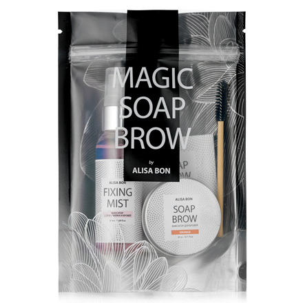 фото Набор для макияжа alisabon magic soap brow, апельсин