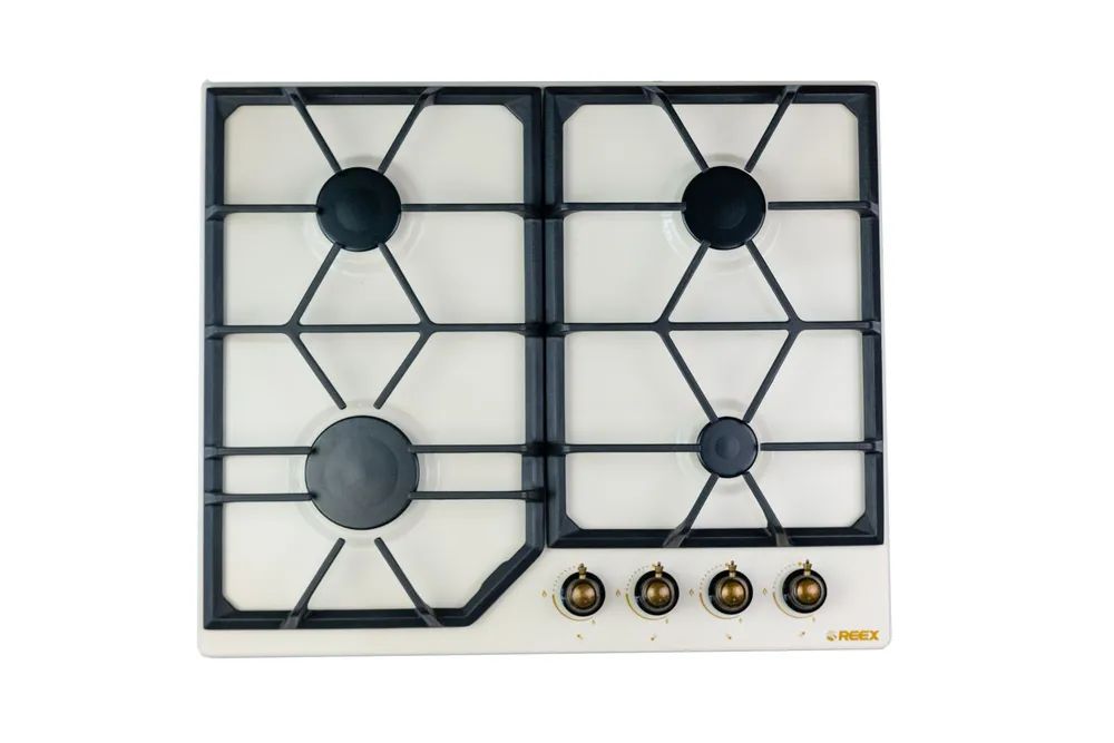 

Встраиваемая варочная панель газовая Reex PG-6400S Rbe бежевый, PG-6400S Rbe