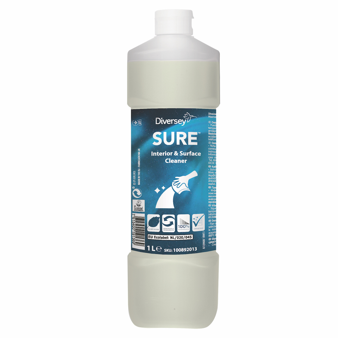 Универсальное моющее средство SURE Interior&Surface Cleaner, 1л