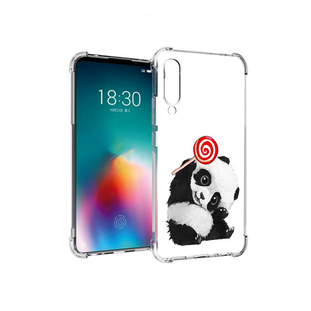 

Чехол MyPads Tocco для Meizu 16T панда с леденцом (PT144619.90.534), Прозрачный, Tocco