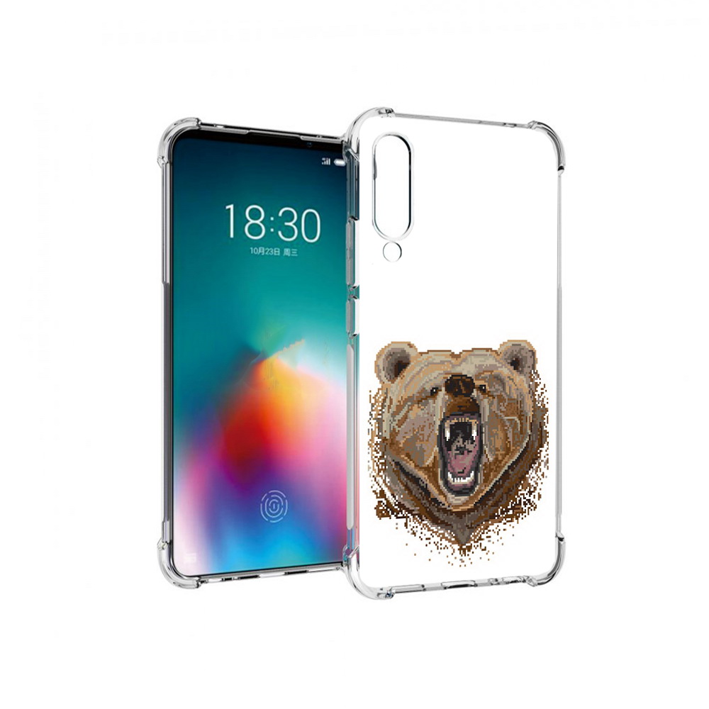 

Чехол MyPads Tocco для Meizu 16T пиксельный медведь (PT144619.90.539), Прозрачный, Tocco
