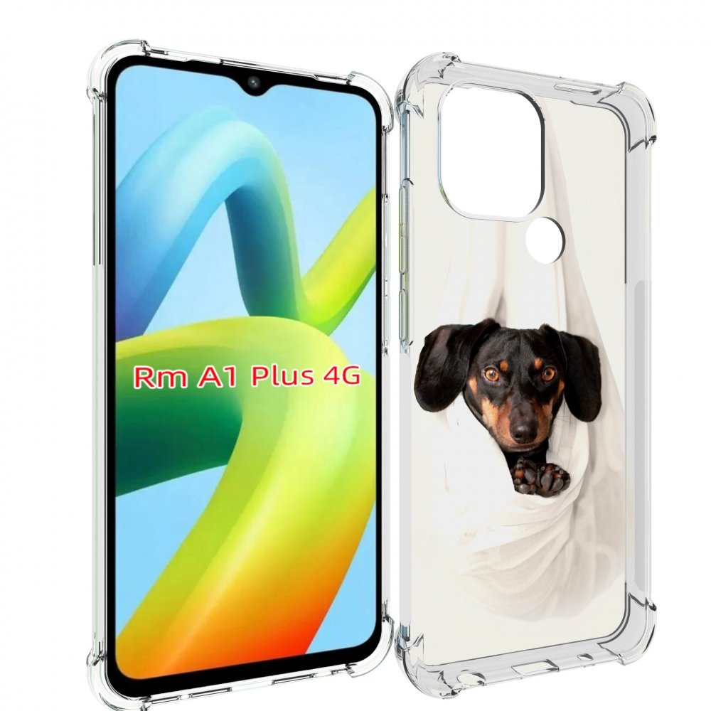 

Чехол MyPads такса собака для Xiaomi Redmi A1 Plus +, Прозрачный, Tocco