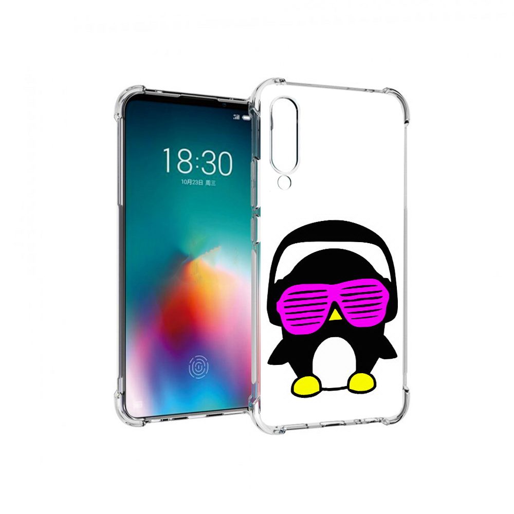 

Чехол MyPads Tocco для Meizu 16T пингвин (PT144619.90.541), Прозрачный, Tocco