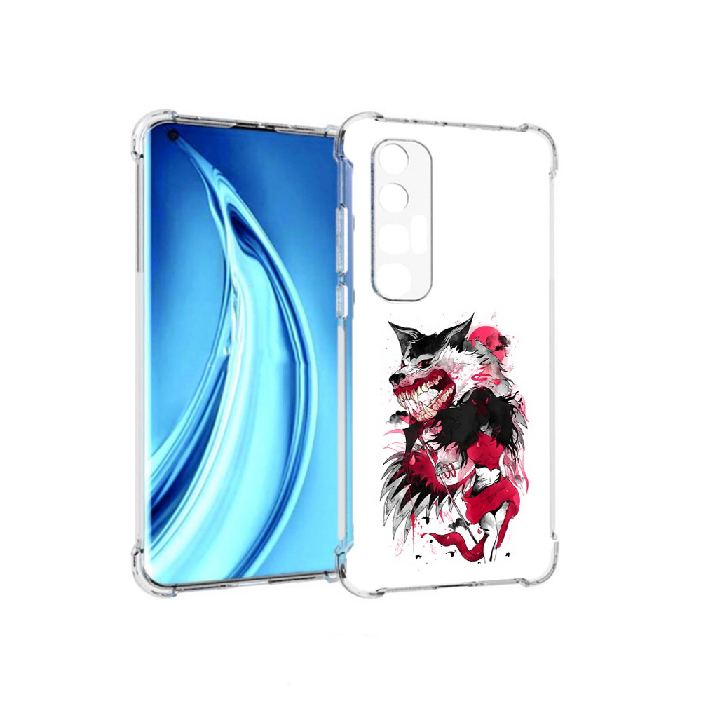 

Чехол MyPads Tocco для Xiaomi Mi 10S красная шапочка (PT226949.296.410), Прозрачный, Tocco