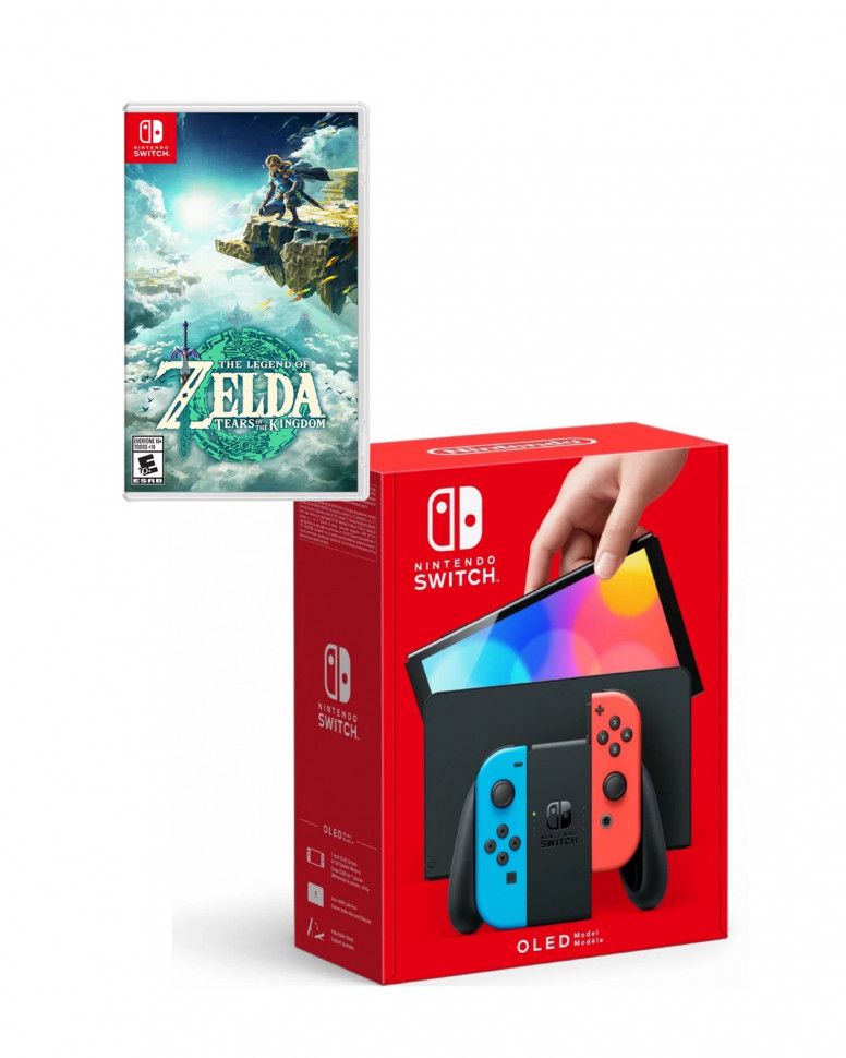 Игровая приставка Nintendo Switch OLED+The Legend of Zelda: Tears of the Kingdom