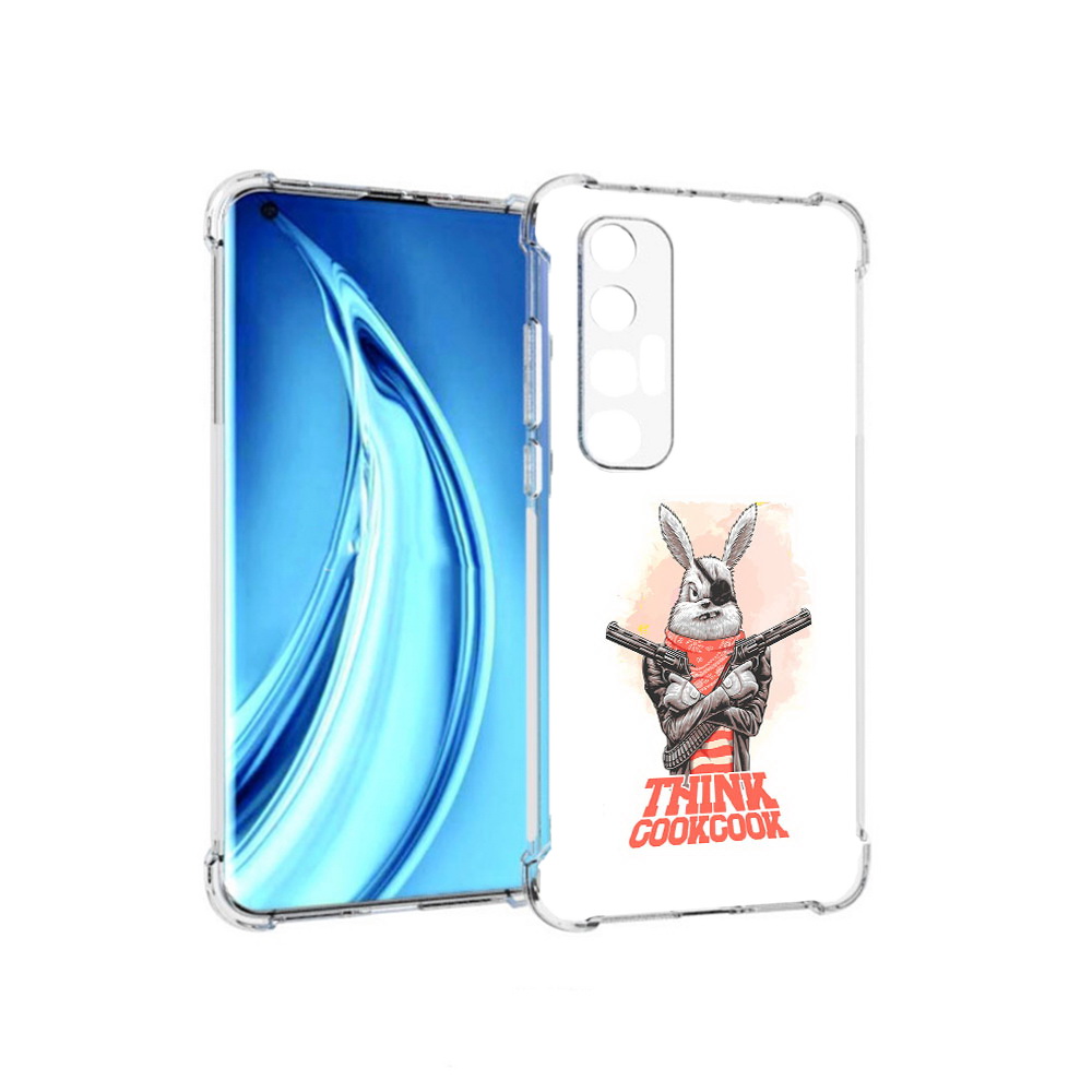 

Чехол MyPads Tocco для Xiaomi Mi 10S кролик пират (PT226949.296.419), Прозрачный, Tocco