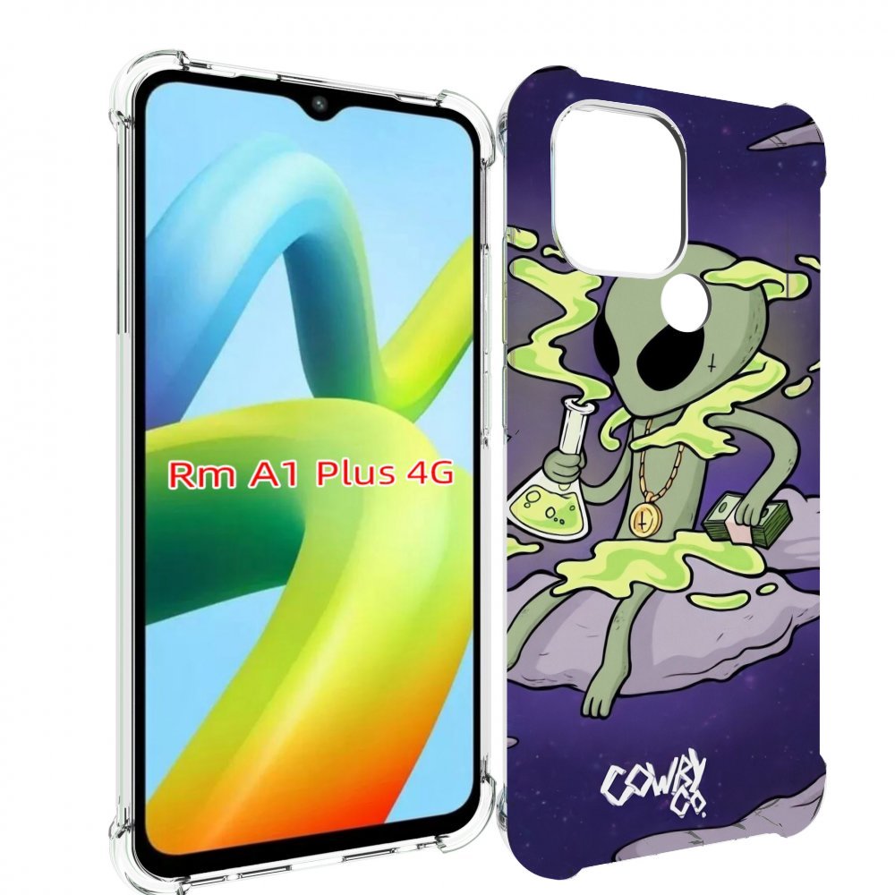 

Чехол MyPads токсичный инопланетянин для Xiaomi Redmi A1 Plus +, Прозрачный, Tocco