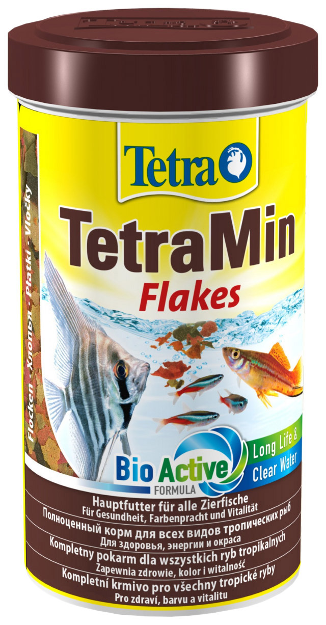 фото Tetra tetramin flakes корм хлопья для всех видов рыб (500 мл х 2 шт)