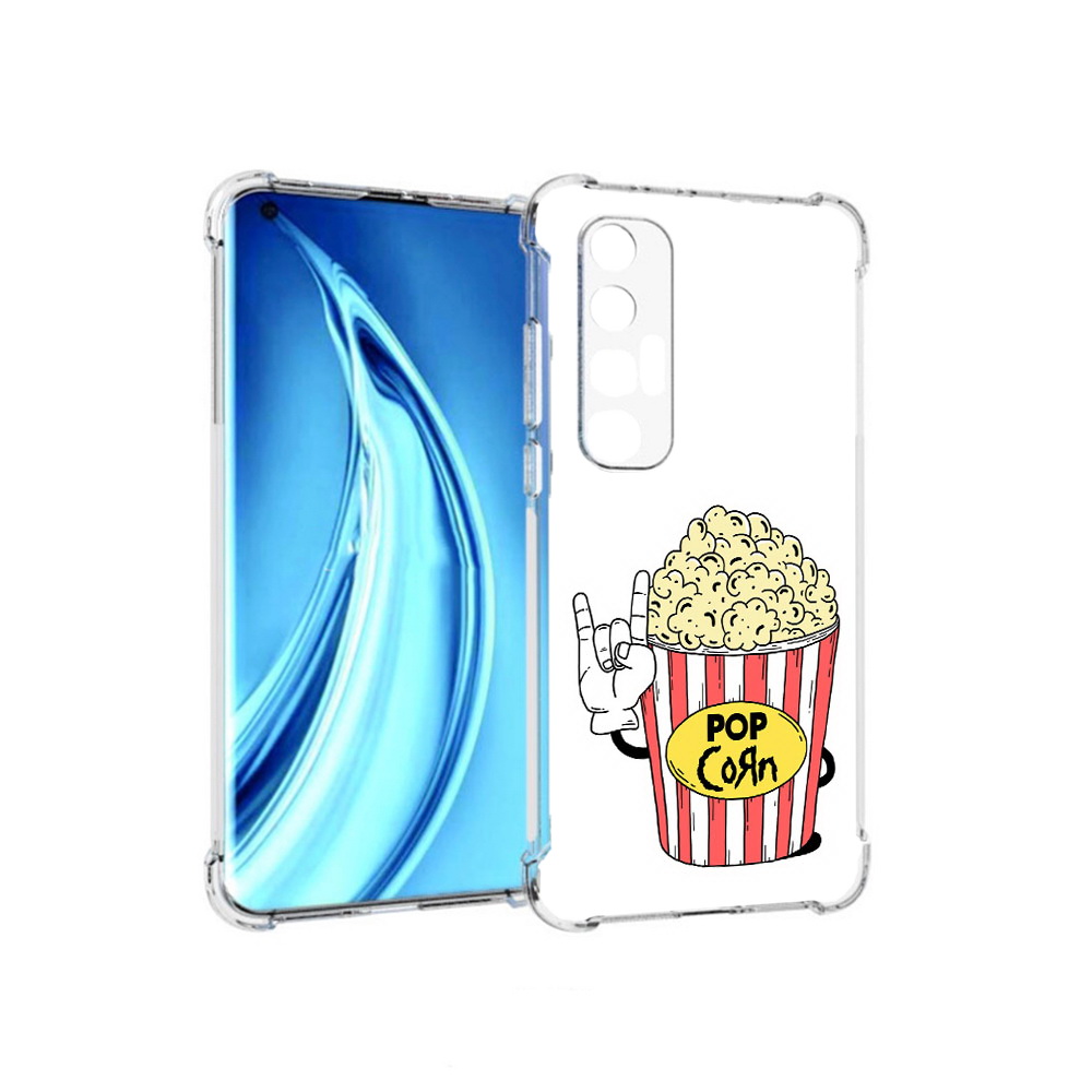 

Чехол MyPads Tocco для Xiaomi Mi 10S крутой попкорн (PT226949.296.427), Прозрачный, Tocco