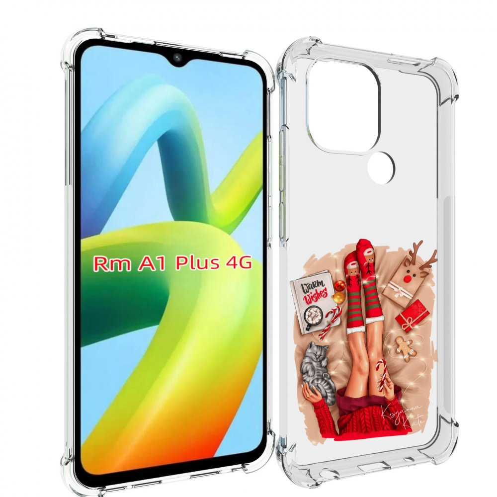 

Чехол MyPads уютный-арт женский для Xiaomi Redmi A1 Plus +, Прозрачный, Tocco