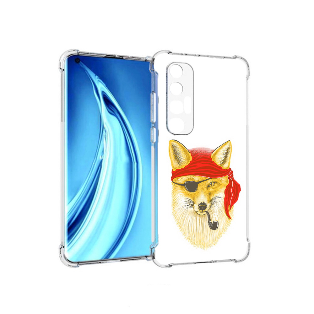 

Чехол MyPads Tocco для Xiaomi Mi 10S лиса-пират (PT226949.296.440), Прозрачный, Tocco