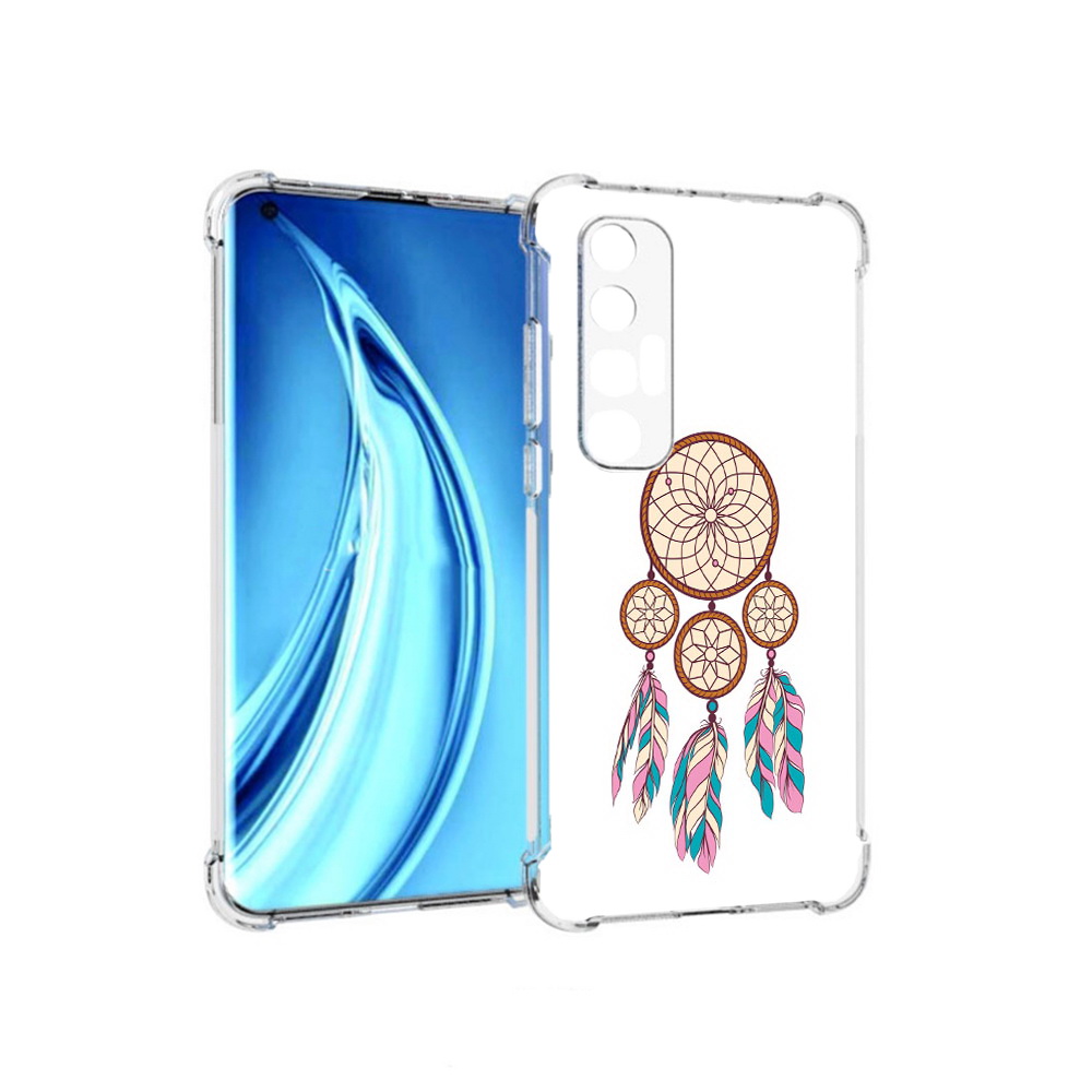 

Чехол MyPads Tocco для Xiaomi Mi 10S ловец снов бежевый (PT226949.296.442), Прозрачный, Tocco