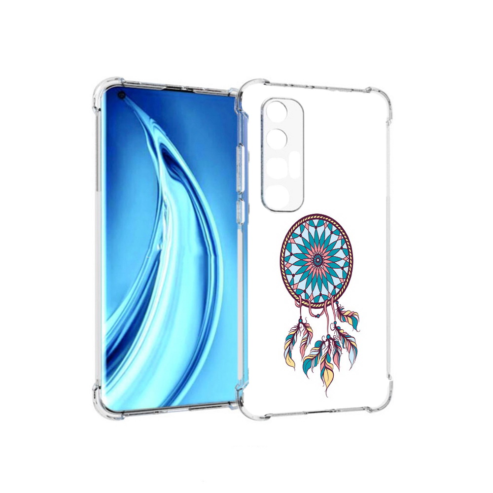 

Чехол MyPads Tocco для Xiaomi Mi 10S ловец снов синий (PT226949.296.443), Прозрачный, Tocco