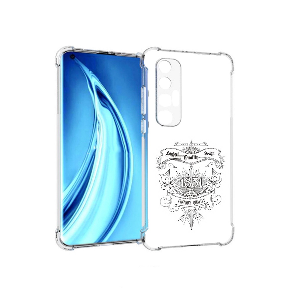 

Чехол MyPads Tocco для Xiaomi Mi 10S логотип 1851 год (PT226949.296.444), Прозрачный, Tocco