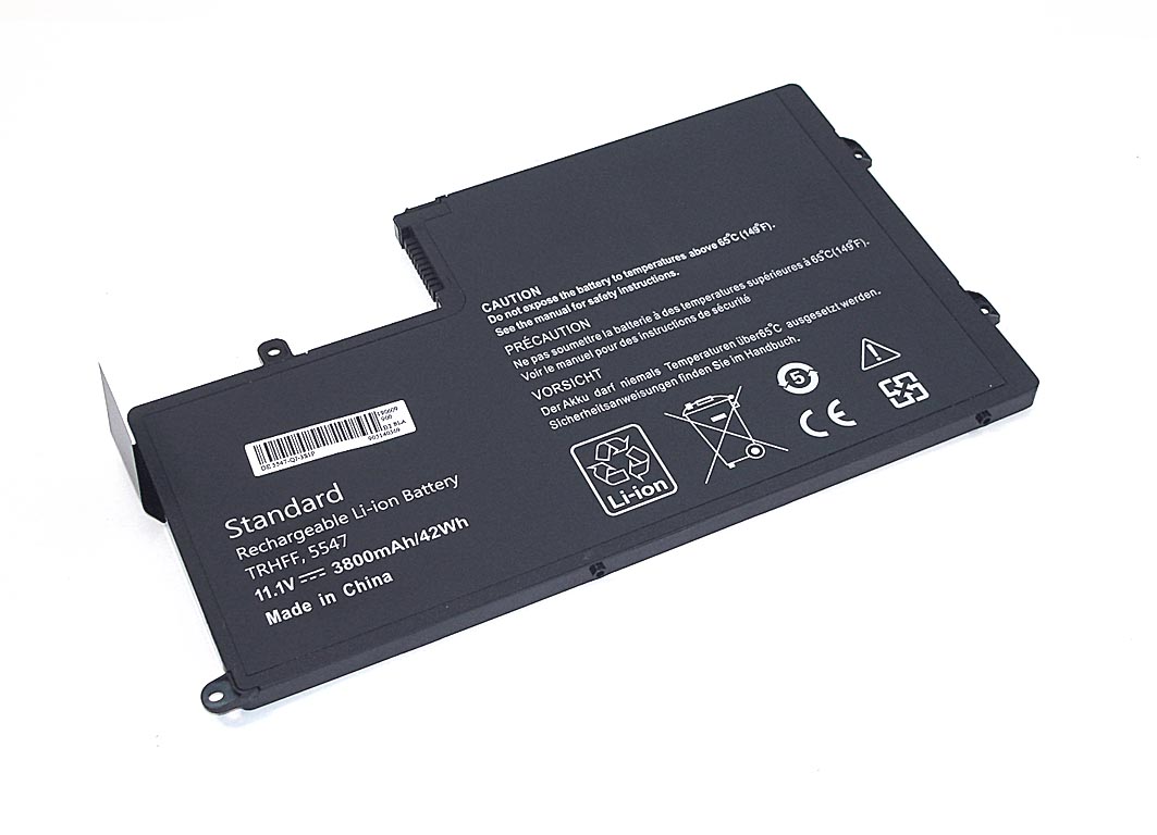 Аккумуляторная батарея для ноутбука Dell 5547 11.1V 3800mAh черная OEM