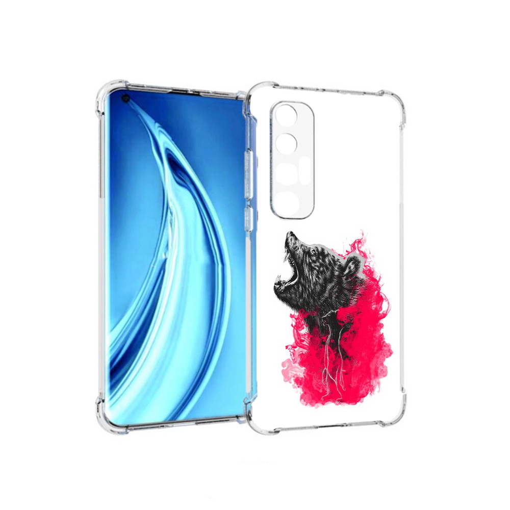 Чехол MyPads Tocco для Xiaomi Mi 10S медведь в дымке (PT226949.296.463)