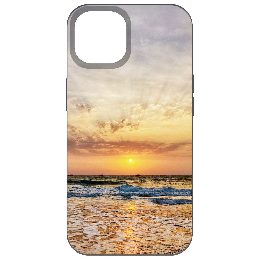 

Чехол-накладка Krutoff Soft Case Индия, Пляжи Гоа для iPhone 14 черный
