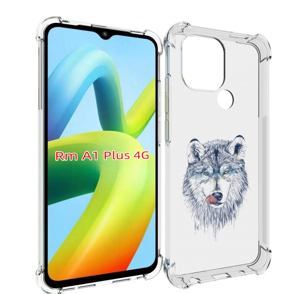 Чехол MyPads голодгый волк для Xiaomi Redmi A1 Plus +