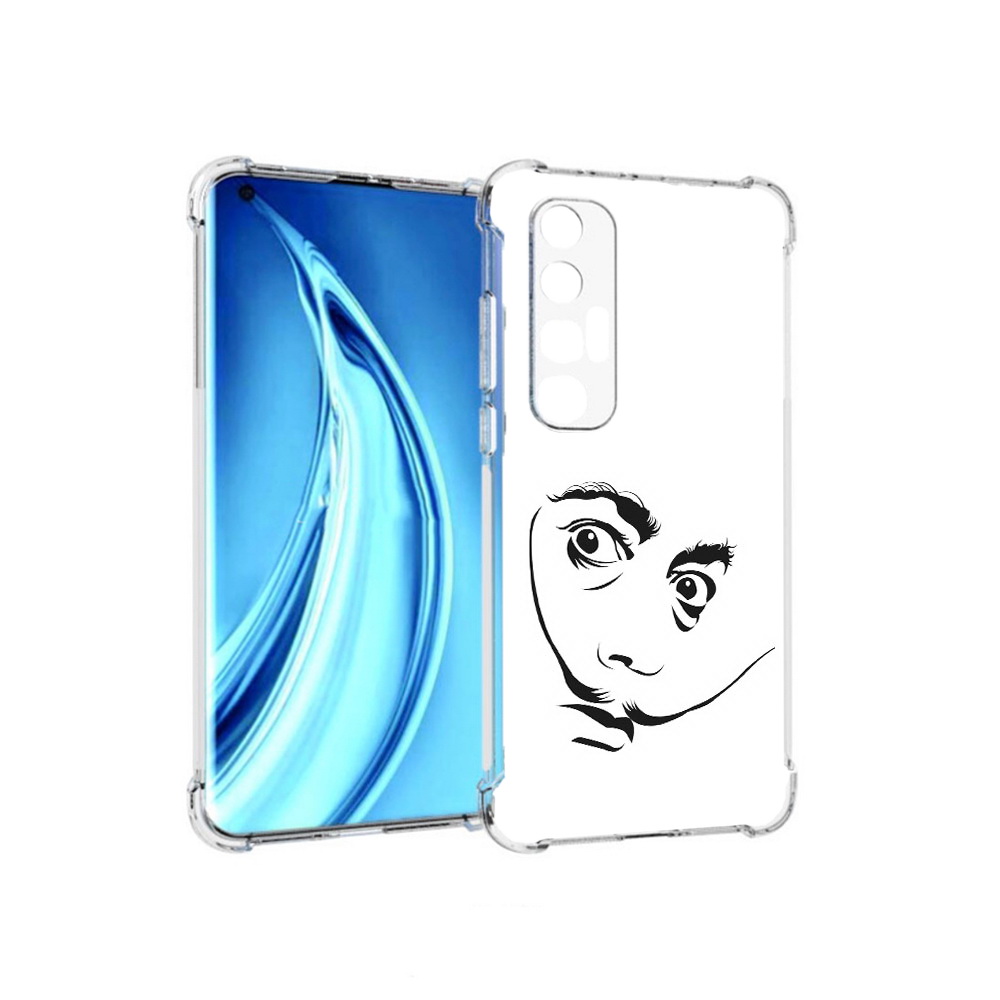 

Чехол MyPads Tocco для Xiaomi Mi 10S мужчина с длинными усами (PT226949.296.487), Прозрачный, Tocco