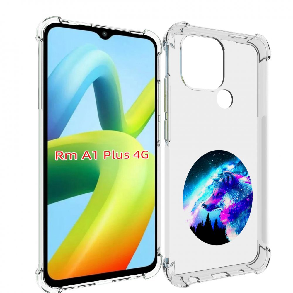 

Чехол MyPads голубой волк для Xiaomi Redmi A1 Plus +, Прозрачный, Tocco