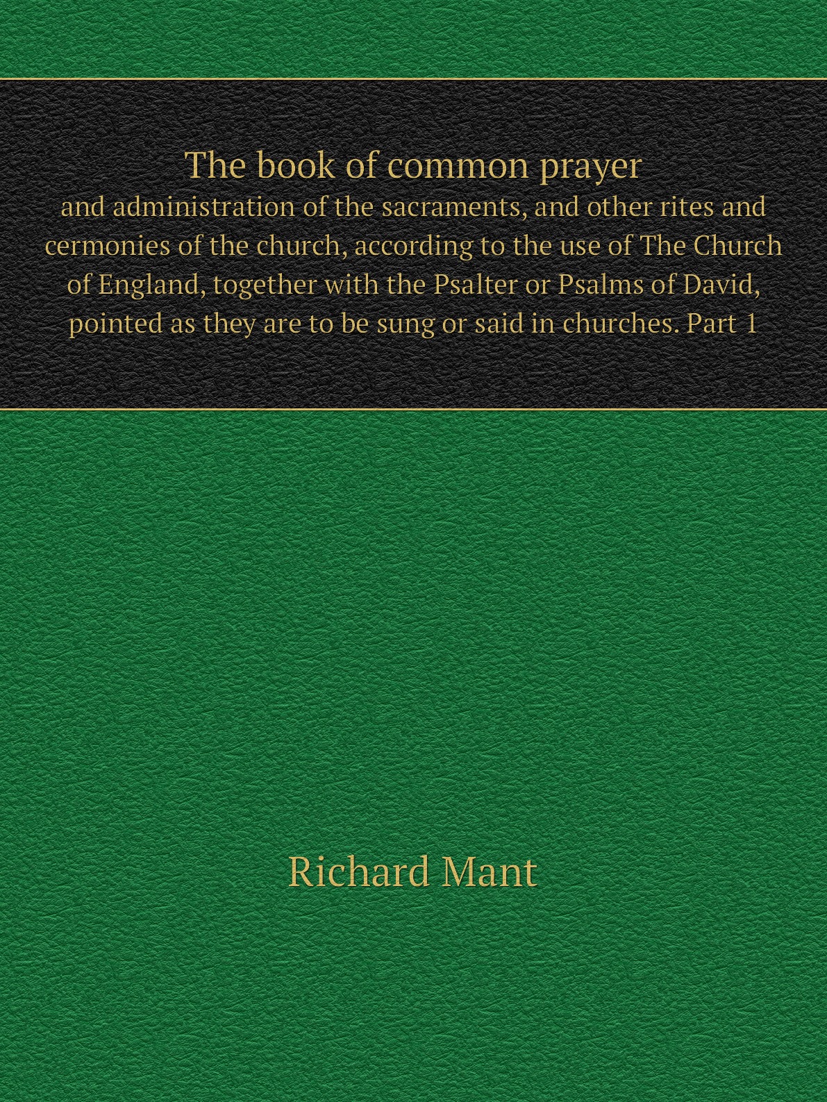 

The book of common prayer