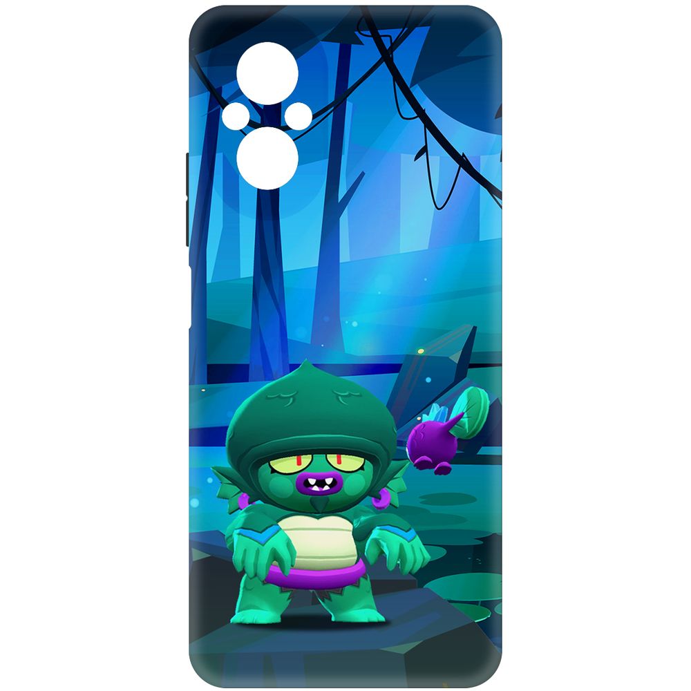 

Чехол-накладка Krutoff Soft Case Brawl Stars - Болотный Джин для Realme C67 черный