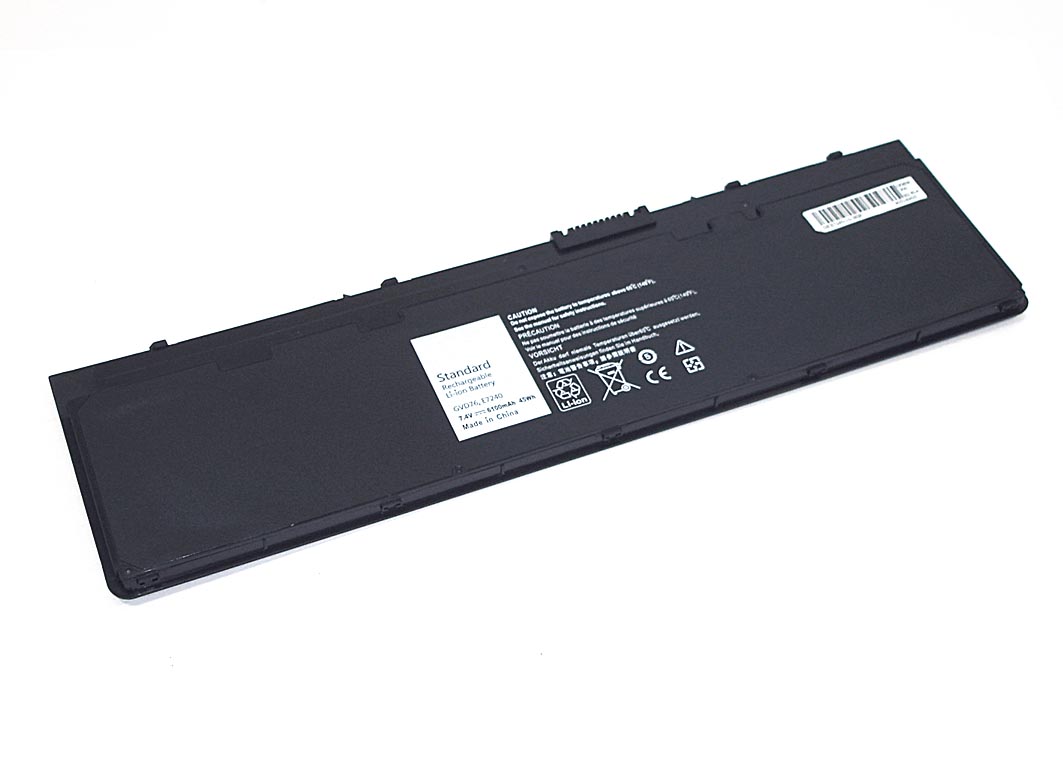 фото Аккумуляторная батарея для ноутбука dell e7240-2s2p 7.4v 45wh черная oem