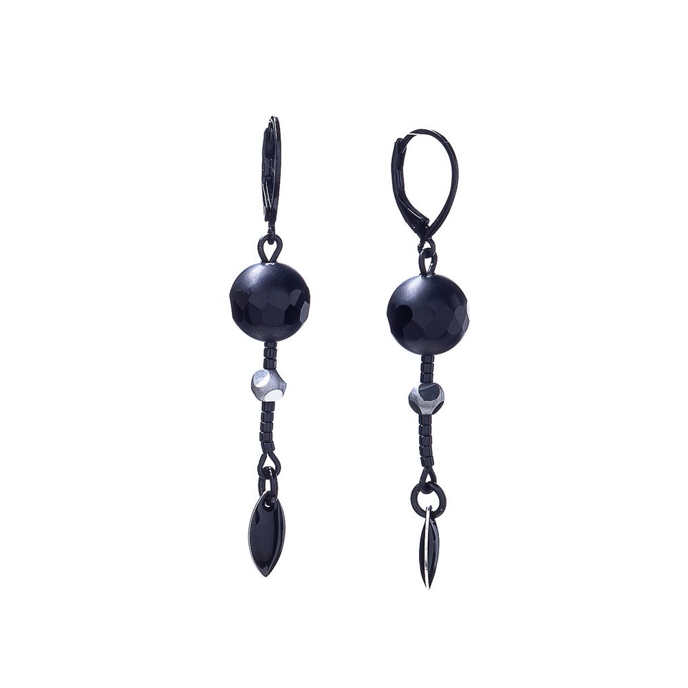 

Серьги из бижутерного сплава с ониксом Lanzerotti LZ-22.11-391, LZ-22.11-391
