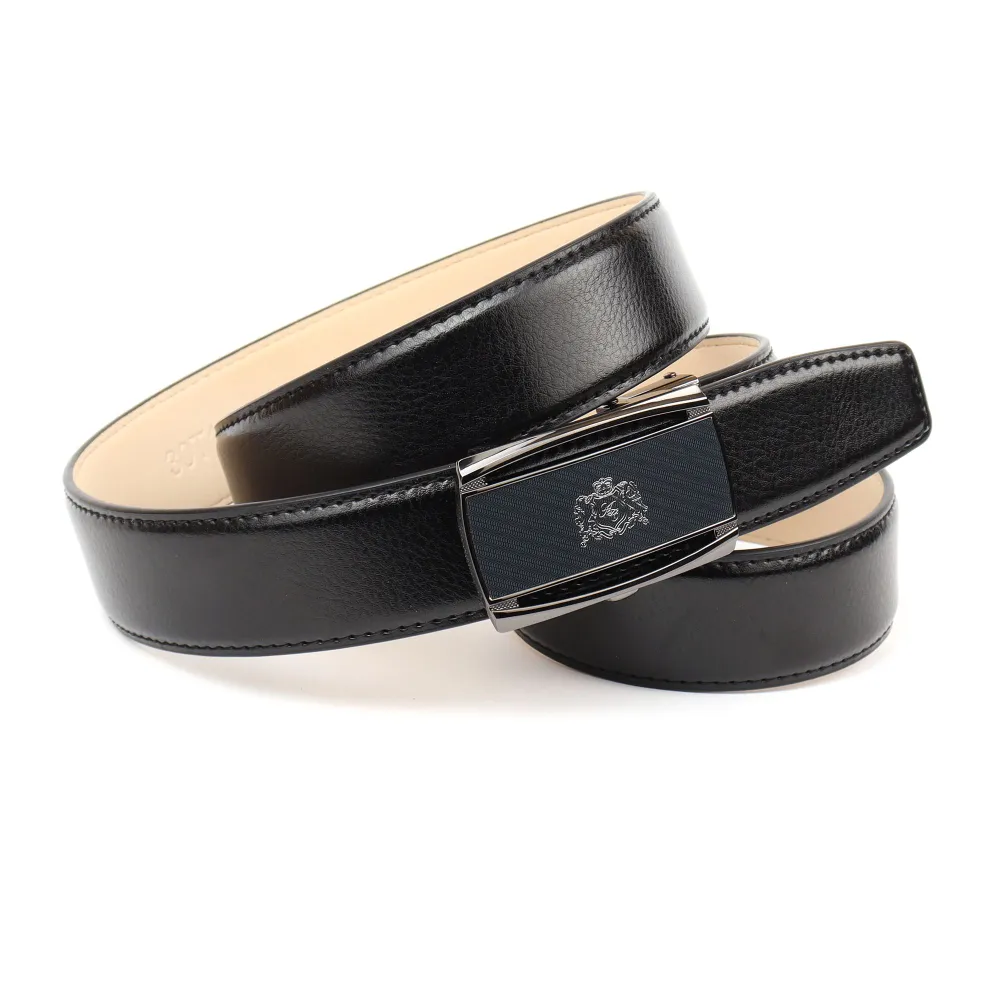 Ремень мужской Anthoni Crown 3GT10W черный, 110 см