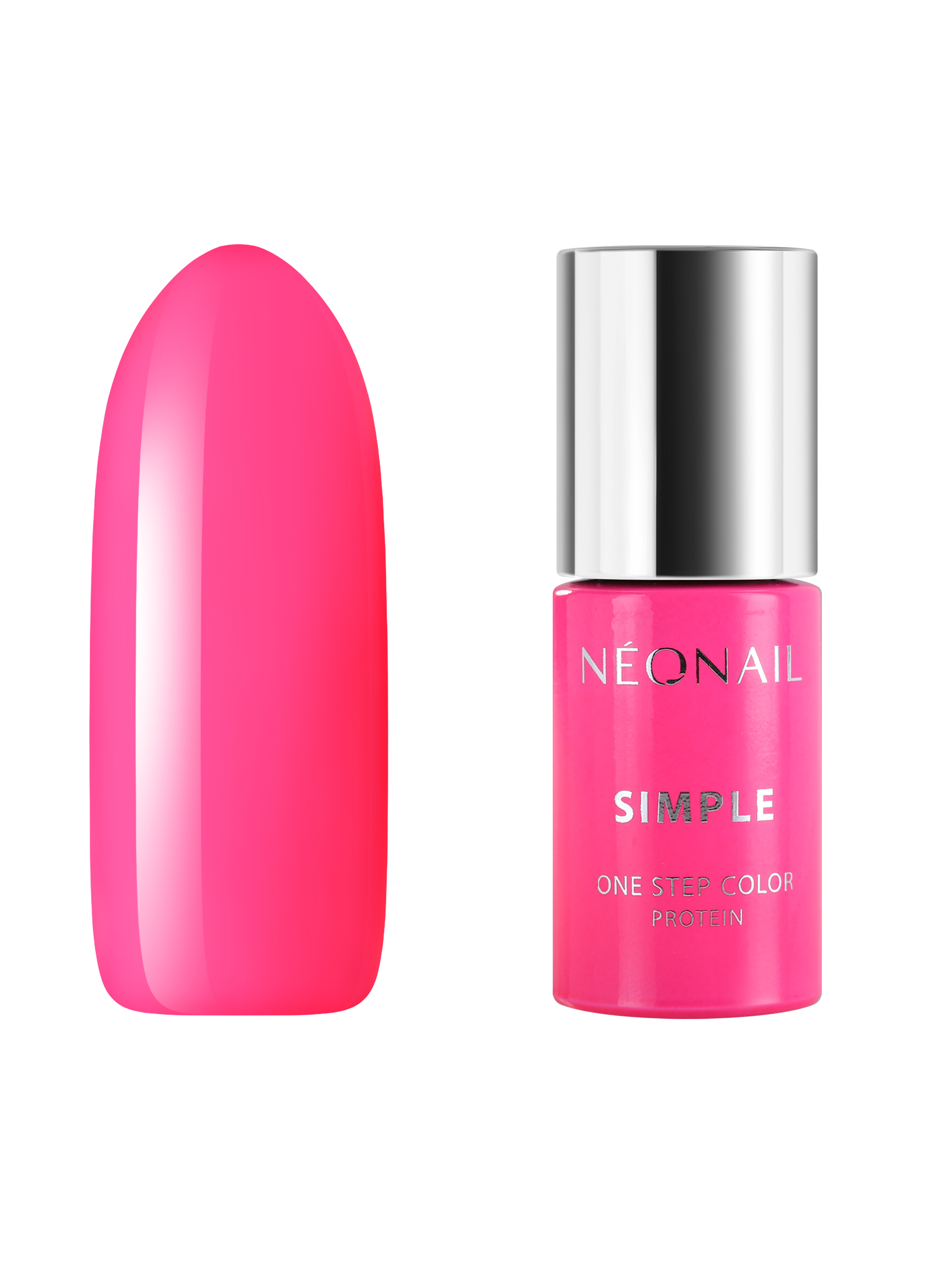 Гель-лак для ногтей NeoNail однофазный плотный насыщенный светлый розовый 7,2 мл лента атласная 40 мм × 23 ± 1 м насыщенный розовый 05