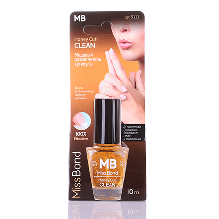 

Размягчитель кутикулы BHM Professional Honey Cuti Clean Miss Bond, 10 мл