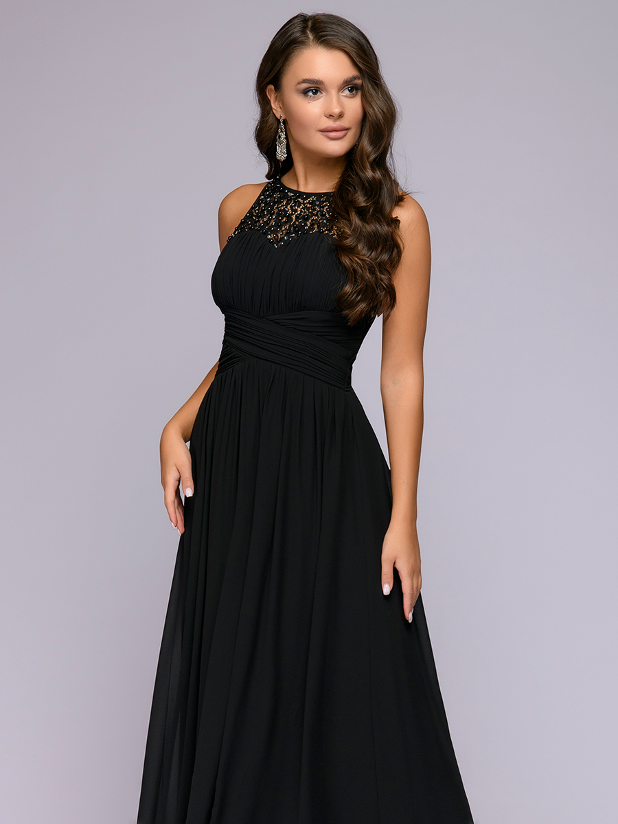 фото Платье женское 1001dress 0122001-30111 черное 40