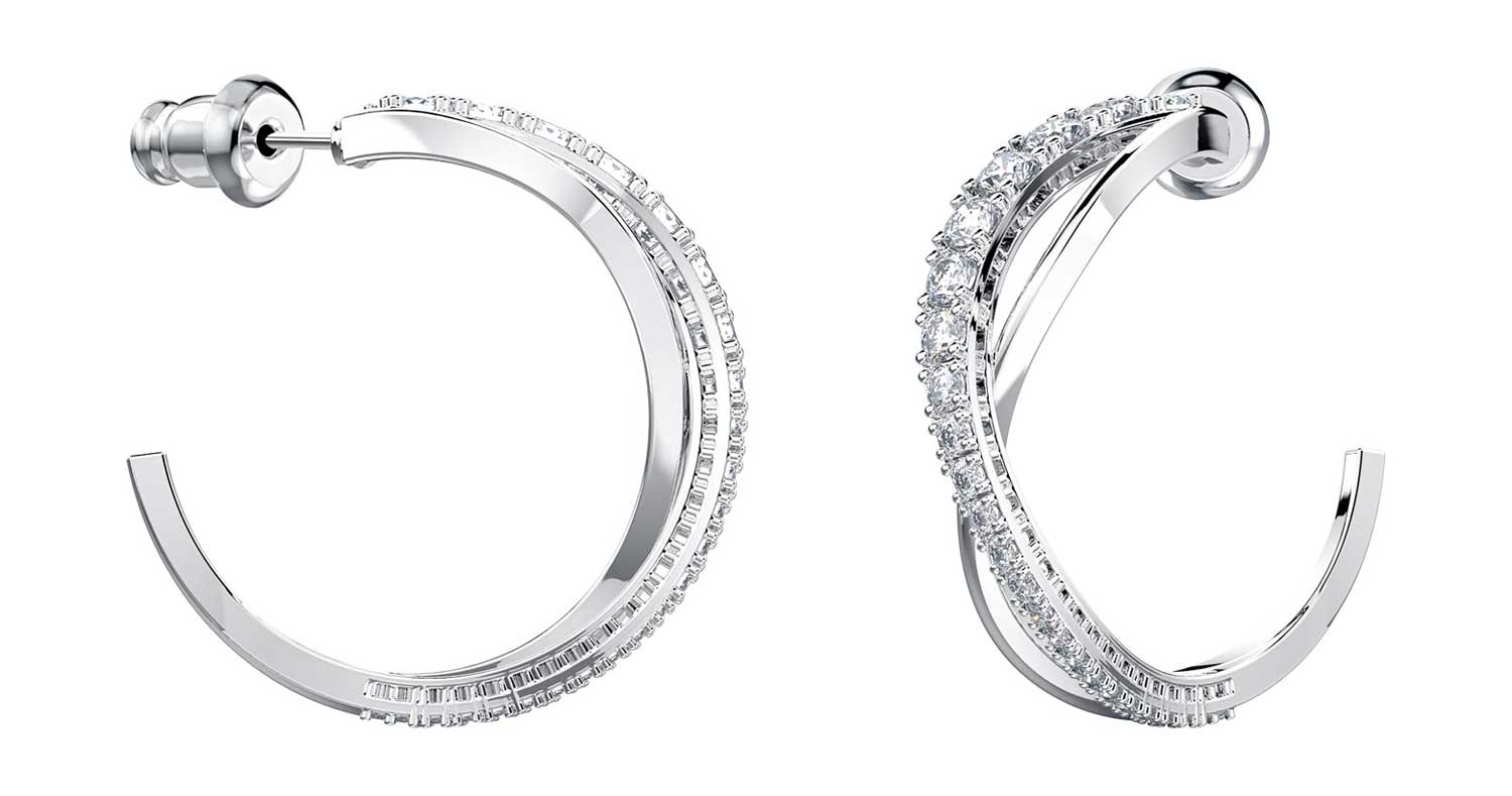 

Серьги конго из металла Swarovski 5563908, Swarovski, 5563908