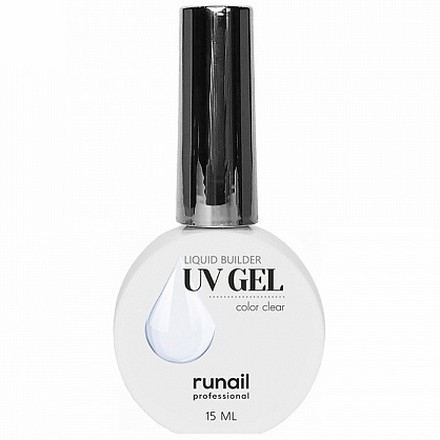 Гель RuNail Professional UV Color Clear 15 мл anna lotan крем гель балансер skin balancer clear 70 мл