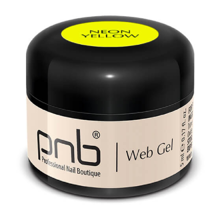 

Гель-паутинка PNB Web Neon, желтая, Желтый